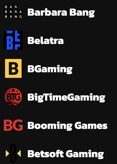 Hidden Jack Casino providers